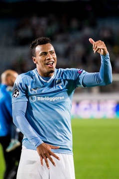 Malmö FFs Felipe Carvalho jublar