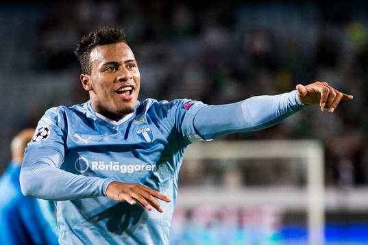 Malmö FFs Felipe Carvalho jublar