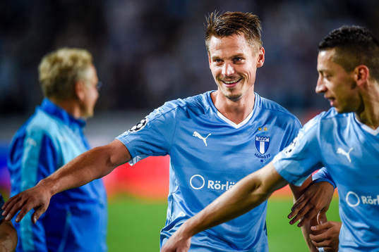 Malmö FFs Markus Rosenberg firar