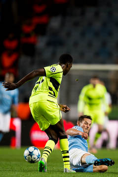 Malmö FFs Markus Rosenberg och Celtics Dedryck Boyata