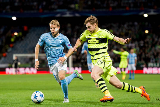 Malmö FFs Oscar Lewicki och Celtics Stuart Armstrong