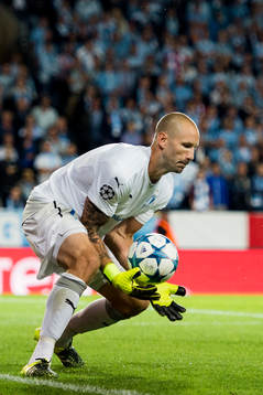Malmö FFs målvakt Johan Wiland