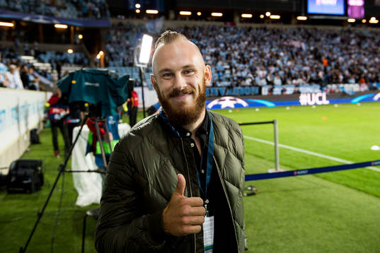 Malmö FFs föredetta Magnus Eriksson på plats