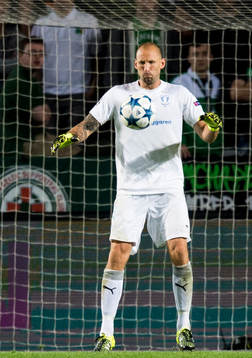 Malmö FFs målvakt Johan Wiland
