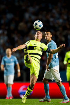 Celtics Scott Brown och Malmö FFs Nikola Djurjic