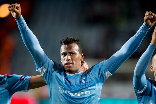 Malmö FFs Felipe Carvalho jublar