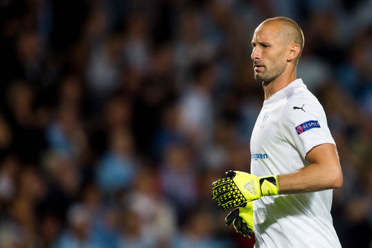 Malmö FFs målvakt Johan Wiland