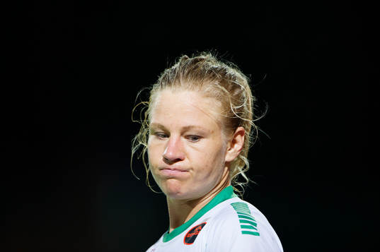 Hammarbys Katrin Schmidt ser deppig ut