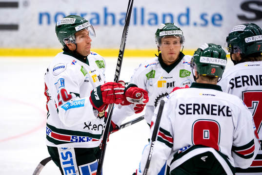 Frölundas Joel Lundqvist jublar