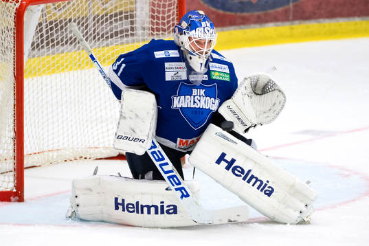 Karlskogas målvakt Joel Gistedt