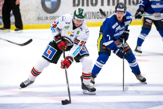 Frölundas Joel Lundqvist och Karlskogas Adam Estoclet