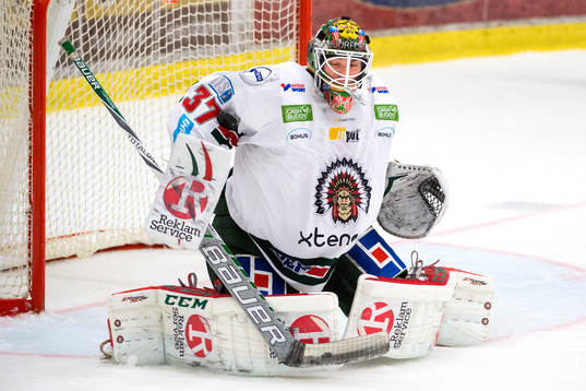 Frölundas målvakt Johan Gustafsson