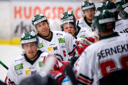 Frölundas Joel Lundqvist jublar