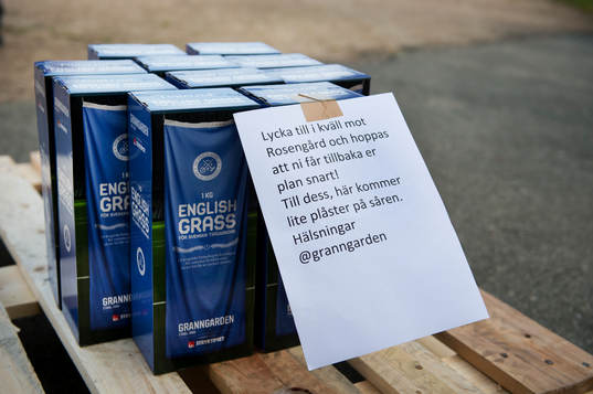 Svenska Spel levererar gräsfrö till Kristianstad,