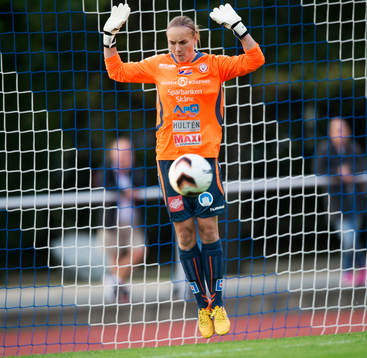 Kristianstads målvakt Brett Maron i matchen i