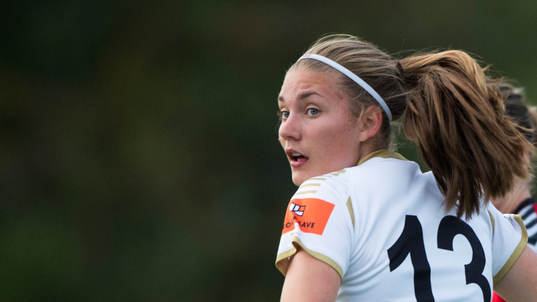 Rosengårds Hanna Lundell i matchen i damallsvenskan mellan