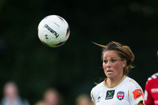 Rosengårds Sara Björk Gunnarsdottir i matchen i