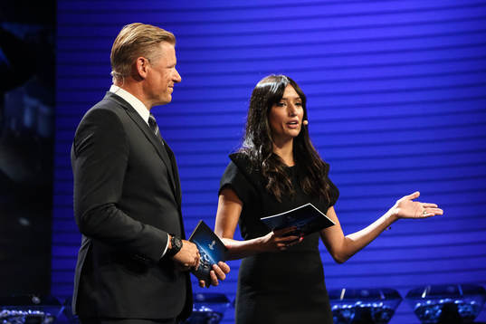 Peter Schmeichel och Melanie Winiger