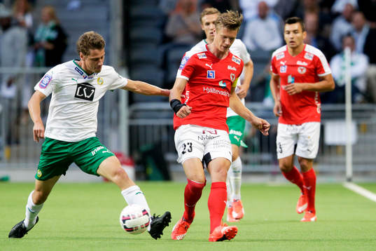 Hammarbys Jakob Orlov och Kalmars Viktor Elm