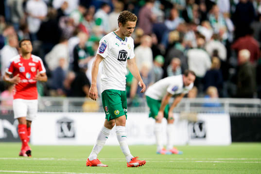 Hammarbys Fredrik Torsteinbö hänger med huvudet