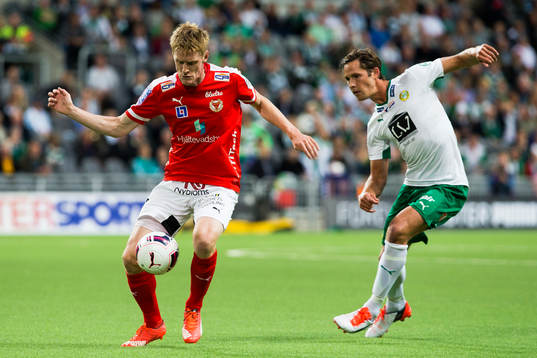 Kalmars Rasmus Elm och Hammarbys Philip Haglund