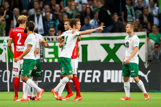 under fotbollsmatchen i Allsvenskan mellan Hammarby och