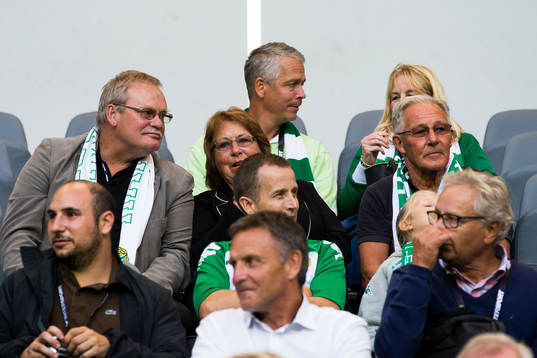 Tidigare Hammarbyspelarna Ronnie Hellström och Kenta