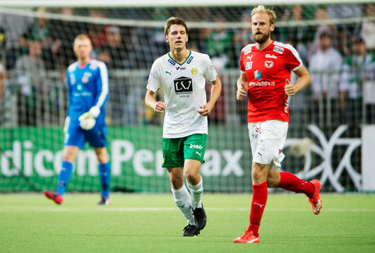Hammarbys Jakob Orlov och Kalmars Markus Thorbjörnsson