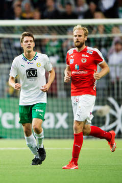 Hammarbys Jakob Orlov och Kalmars Markus Thorbjörnsson