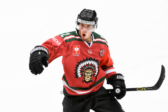 Frölundas Artturi Lehkonen jublar