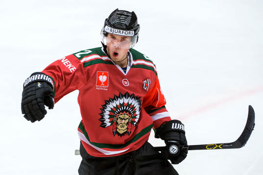 Frölundas Artturi Lehkonen jublar