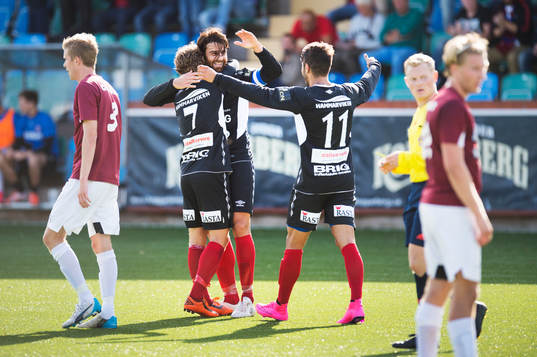 Örgrytes och George Mourad jublar
