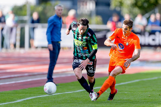 under fotbollsmatchen i Superettan mellan Varberg och AFC