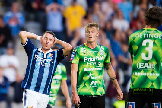Djurgårdens Kerim Mrabti deppar