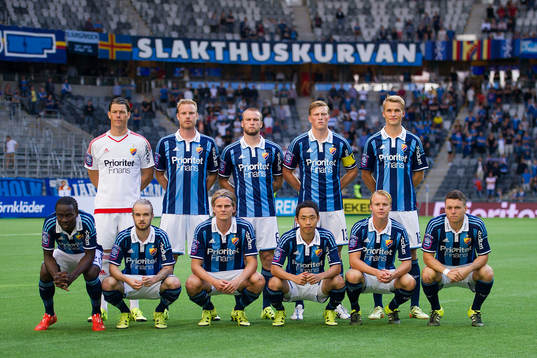 Djurgårdens målvakt Kenneth Høie, Fredrik Stenman,