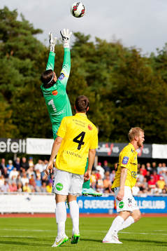 Falkenbergs målvakt Otto Martler