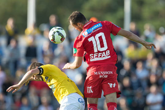 Falkenbergs David Svensson och Norrköpings Emir Kujović