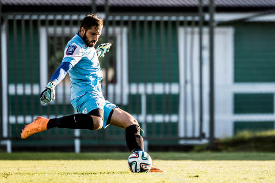 Syrianskas målvakt Dejan Garaca