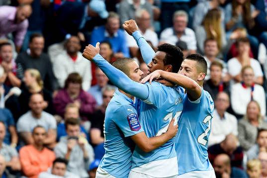 Malmö FFs Felipe Carvalho jublar