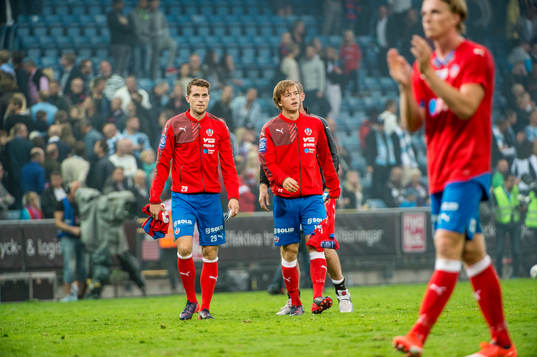 Helsingborgs Jesper Björkman och Alexander Achinioti