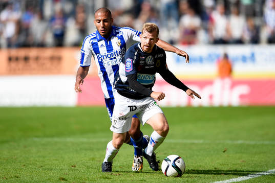 IFK Göteborgs Haitam Aleesami och Gefles Jonas Lantto