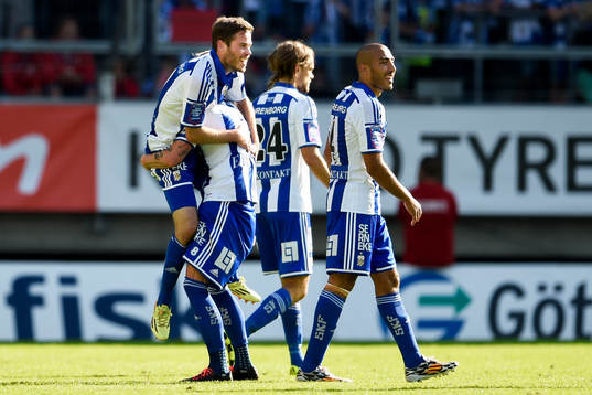IFK Göteborgs Emil Salomonsson jublar