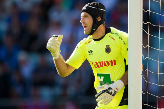 Gefles målvakt Emil Hedvall