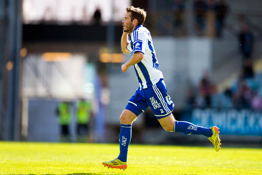 IFK Göteborgs Emil Salomonsson jublar