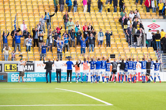 Sundsvalls spelare tackar supportrarna