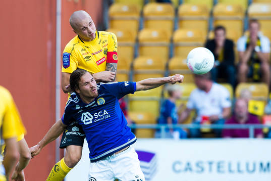Elfsborgs Sebastian Holmén och Sundsvalls Sebastian