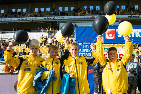 Ungdomar med ballonger