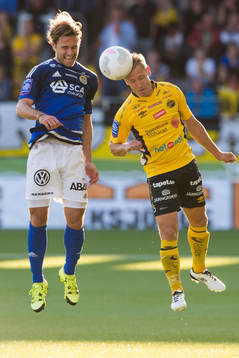 Elfsborgs Andreas Klarström och Sundsvalls Simon Helg