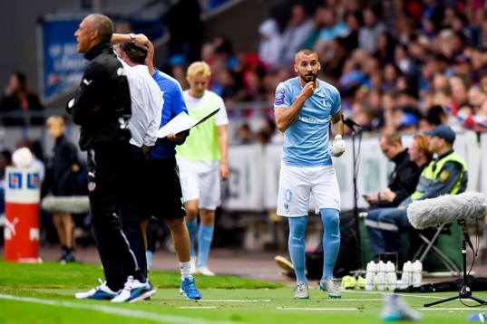 Malmö FFs Guillermo Molins på väg in