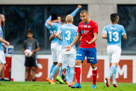 Helsingborgs Jordan Larsson deppar